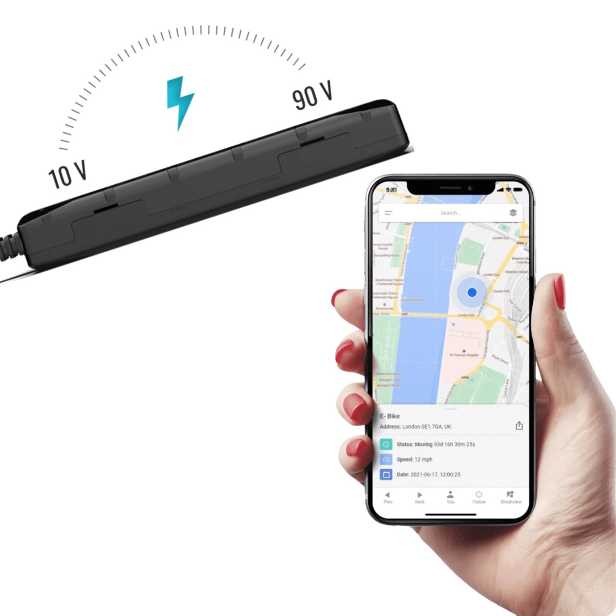 GPS tracking on phone
